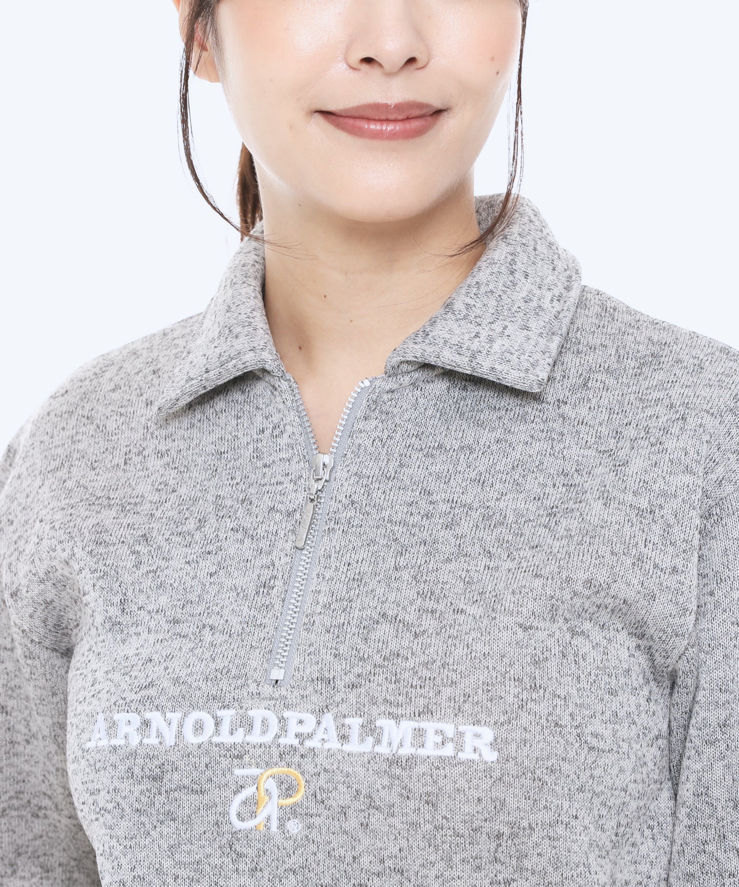 Arnold Palmer バルキー裏起毛シェア衿付きプルオーバー